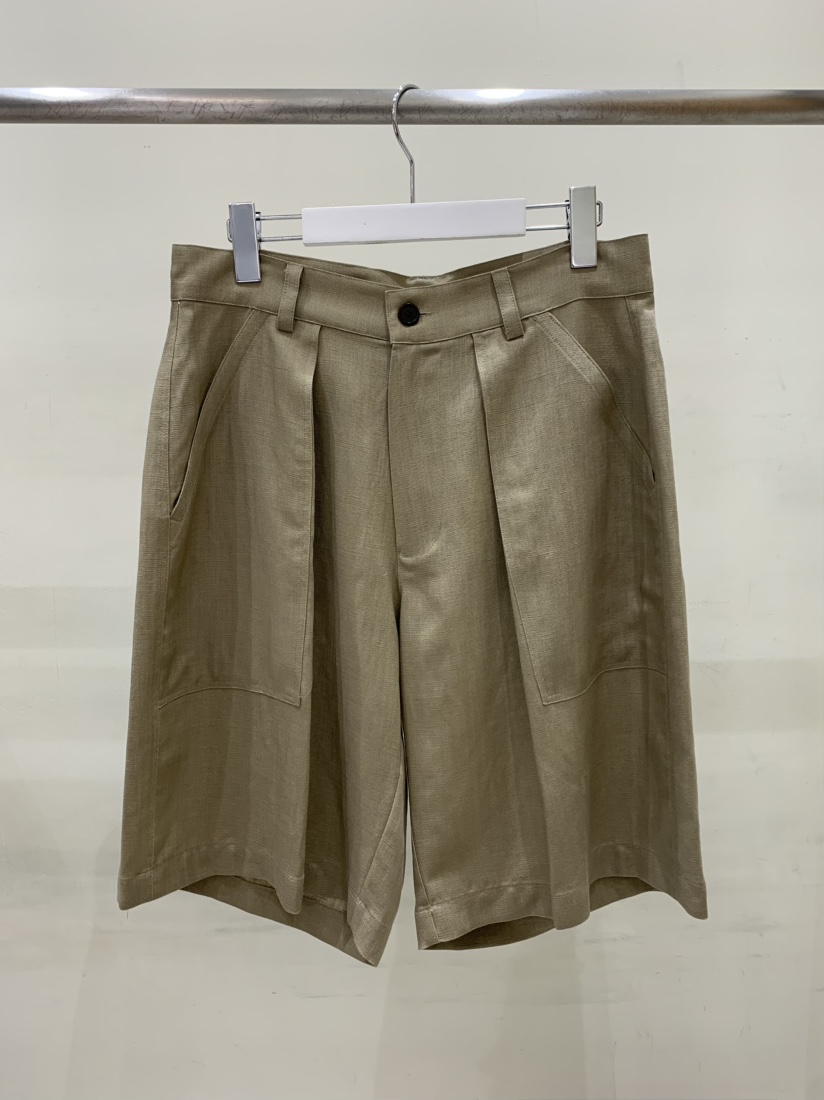 THE SIGNATURE韓國東大門代購女裝新品推薦熱賣短褲亞麻THE SIGNATURE短褲圖色2
