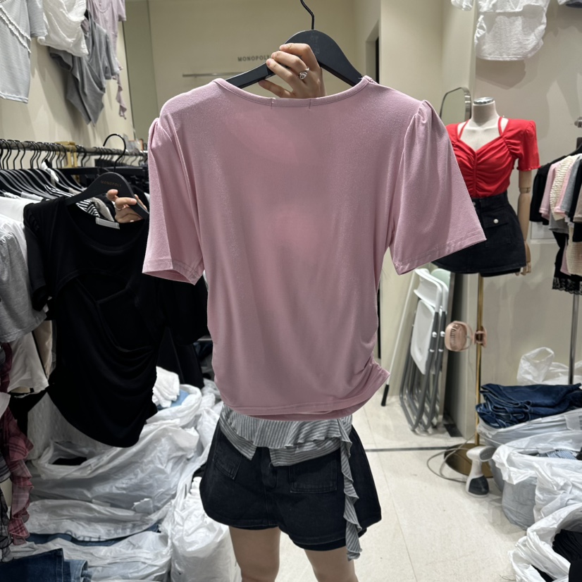 MONOPOLY韓國直郵實拍女士新品熱賣時尚人氣推薦休閑26夏季T恤MONO_POLYT恤