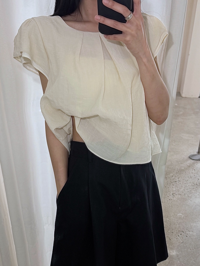 AB韓國直郵女士新品26夏季人氣休閑推薦時尚熱賣襯衫蕾絲衫AB襯衫/蕾絲衫