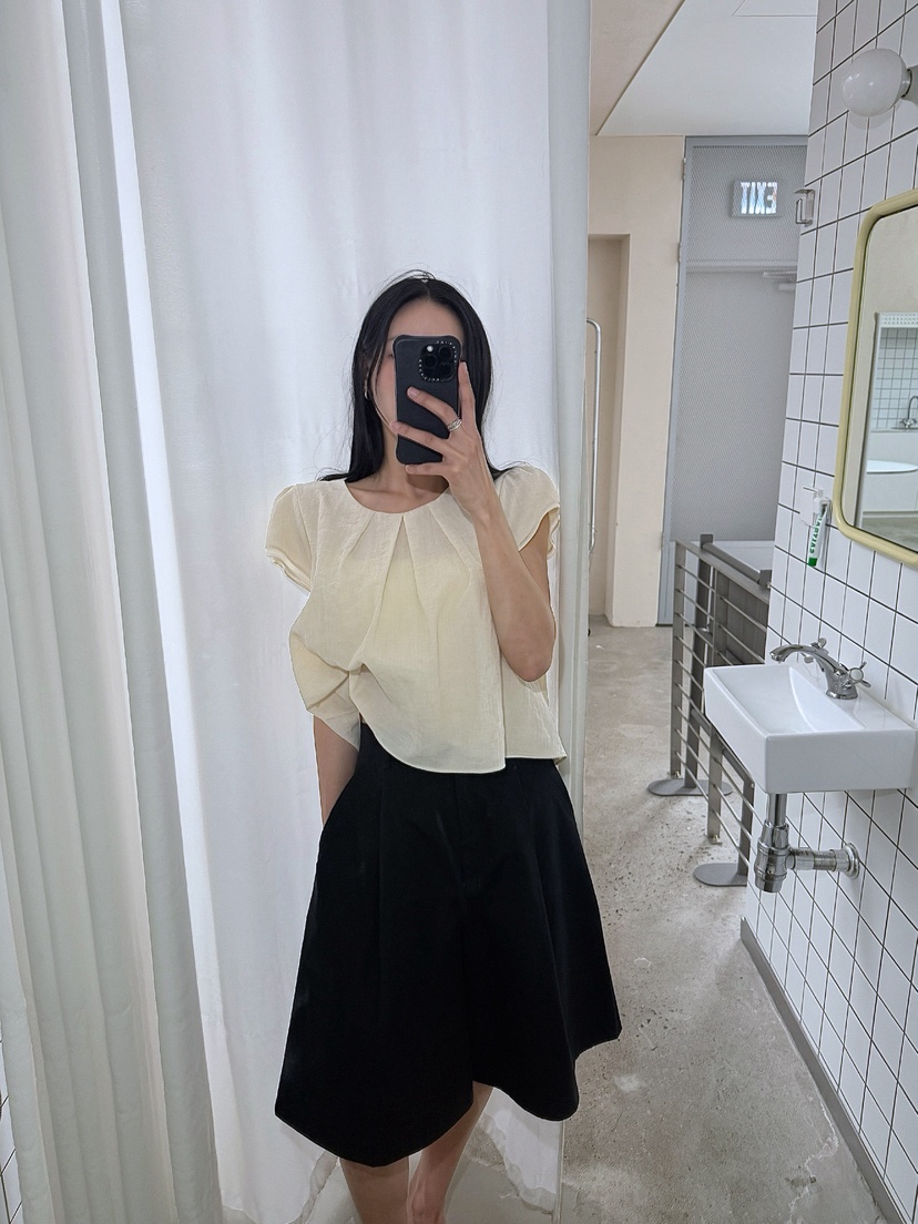 AB韓國直郵女士新品26夏季人氣休閑推薦時尚熱賣襯衫蕾絲衫AB襯衫/蕾絲衫