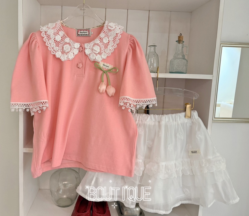 BOUTIQUE-L韓國東大門代購女士新品熱賣休閑推薦26夏季T恤BOUTIQUE-LT恤