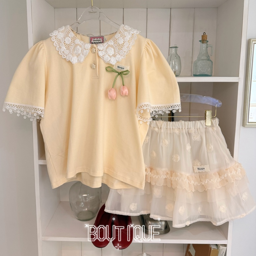 BOUTIQUE-L韓國東大門代購女士新品熱賣休閑推薦26夏季T恤BOUTIQUE-LT恤