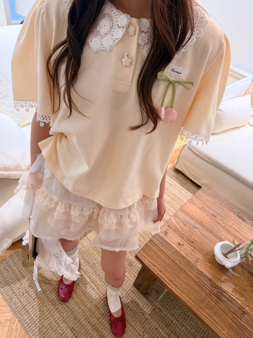 BOUTIQUE-L韓國東大門代購女士新品熱賣休閑推薦26夏季T恤BOUTIQUE-LT恤