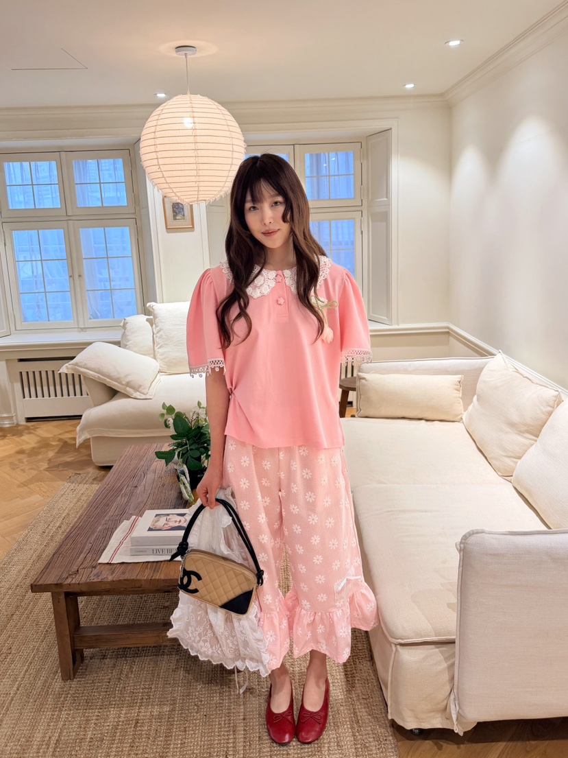 BOUTIQUE-L韓國直郵實拍女裝新品時尚休閑人氣熱賣休閑褲BOUTIQUE-L休閑褲
