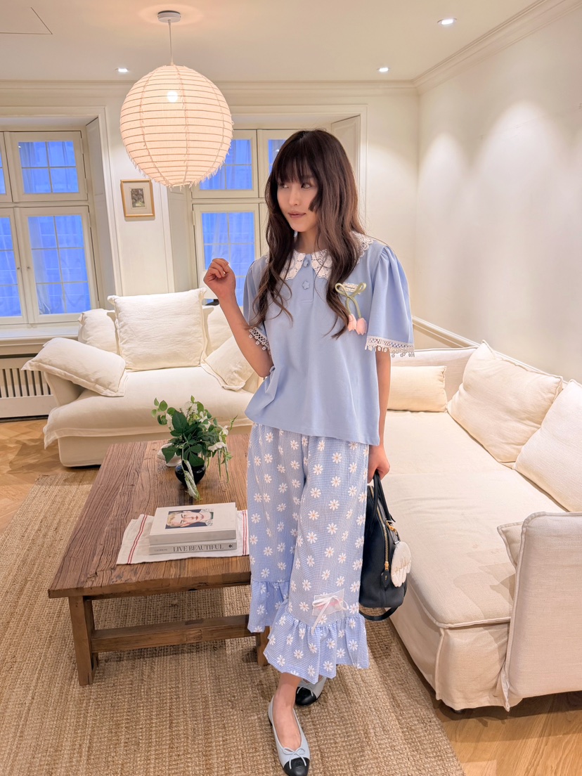 BOUTIQUE-L韓國直郵實拍女裝新品時尚休閑人氣熱賣休閑褲BOUTIQUE-L休閑褲