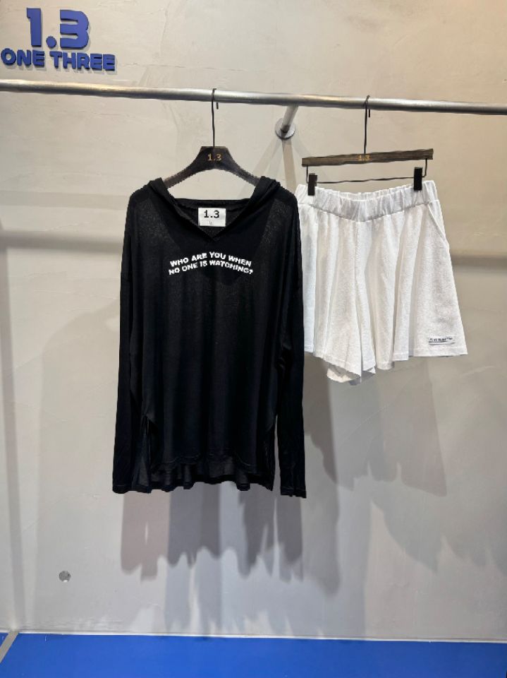 1.3韓國東大門代購女裝新品26夏季人氣推薦長袖T恤連帽衫1.3_ONE THREE長袖T恤