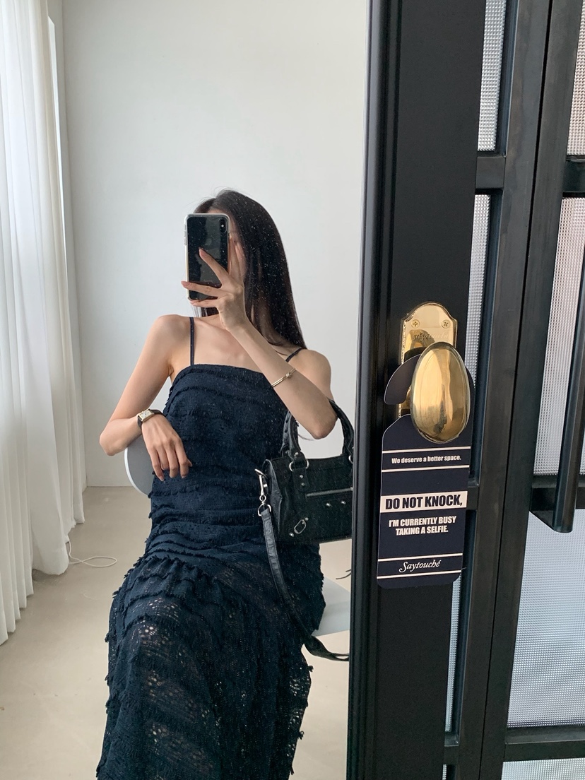 VERANDA韓國直郵女士新款26夏季休閑時尚人氣推薦連衣裙OPSVERANDA連衣裙