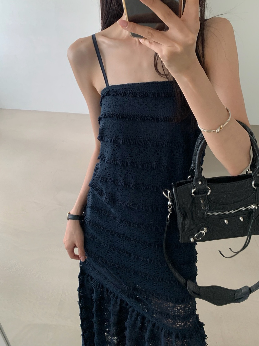 VERANDA韓國直郵女士新款26夏季休閑時尚人氣推薦連衣裙OPSVERANDA連衣裙