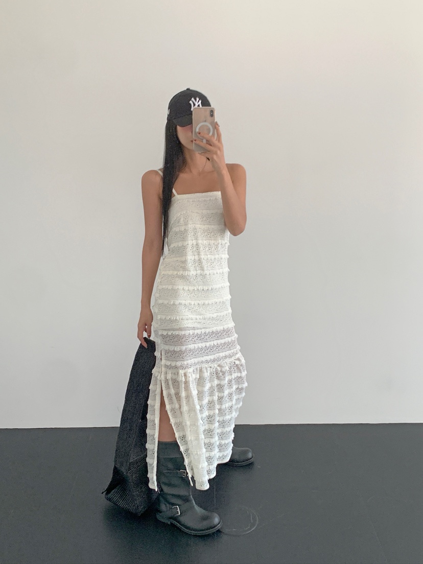 VERANDA韓國直郵女士新款26夏季休閑時尚人氣推薦連衣裙OPSVERANDA連衣裙