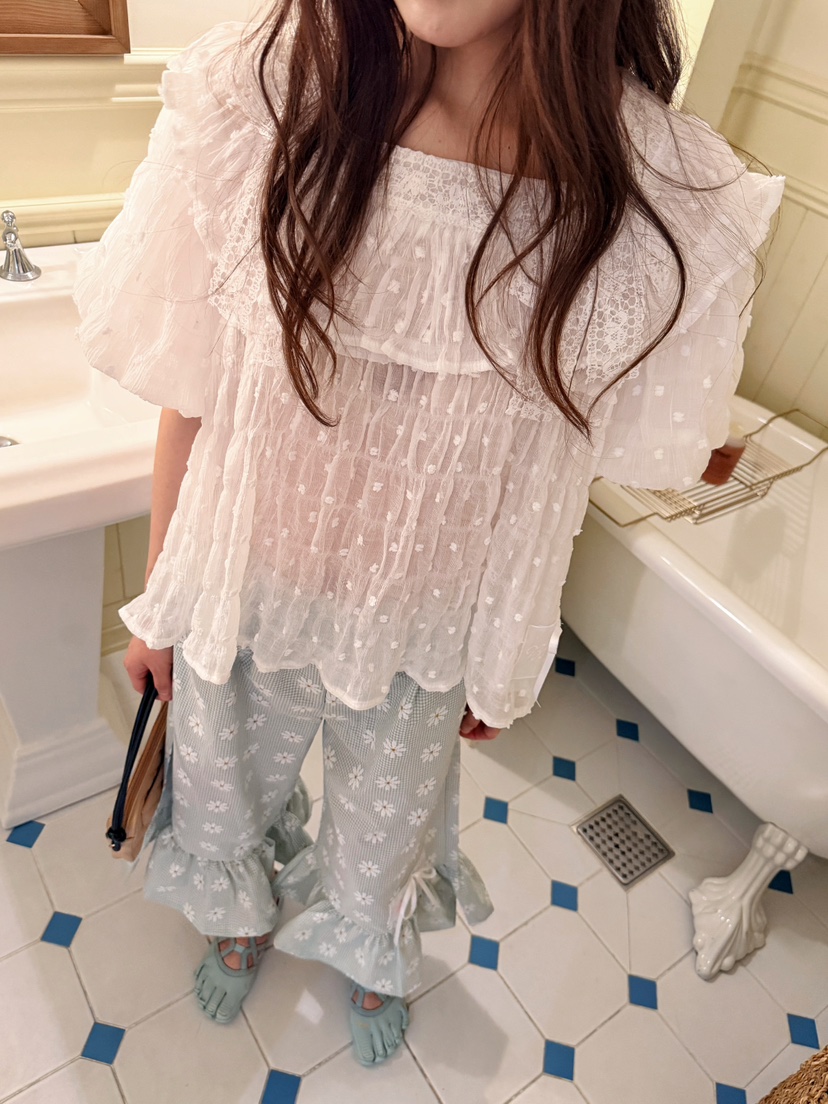 BOUTIQUE-L韓國東大門代購女士新品推薦襯衫蕾絲衫絲帶絨BOUTIQUE-L襯衫/蕾絲衫