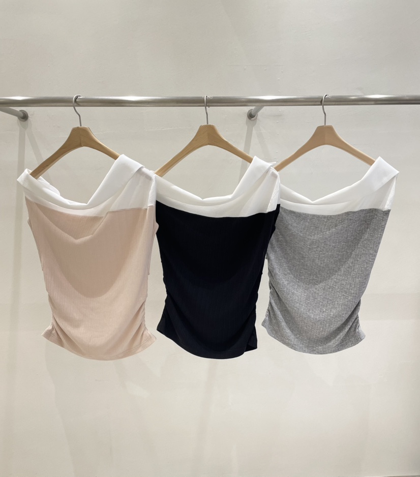 MUSK韓國代購女裝新品熱賣26夏季推薦人氣休閑襯衫蕾絲衫MUSK襯衫/蕾絲衫