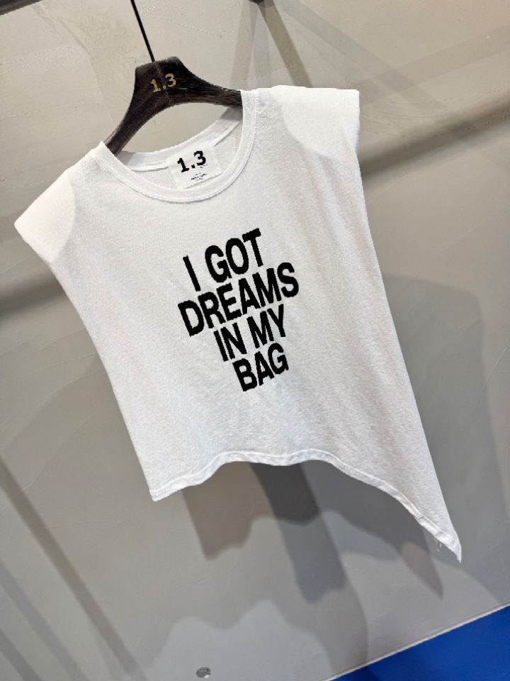 1.3韓國直郵女裝新款人氣休閑推薦熱賣時尚26夏季T恤系帶無袖1.3_ONE THREET恤