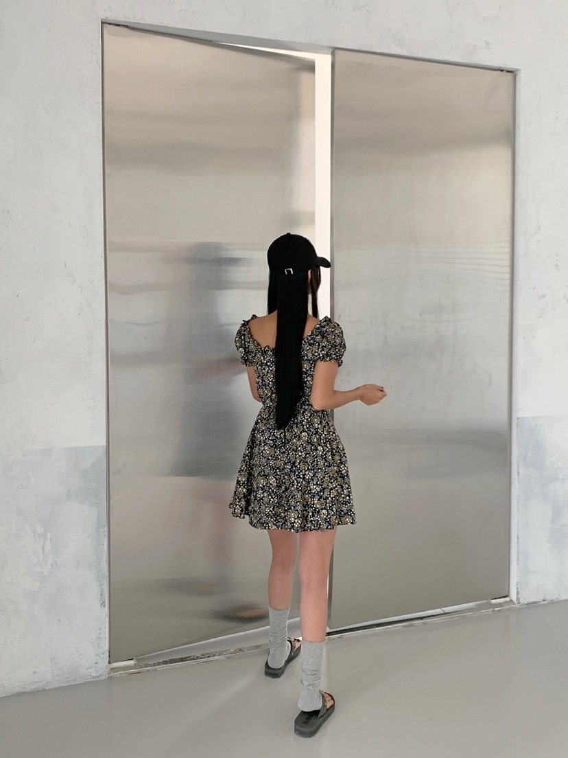 VERANDA韓國代購女士新款26夏季推薦人氣時尚休閑連衣裙OPSVERANDA連衣裙