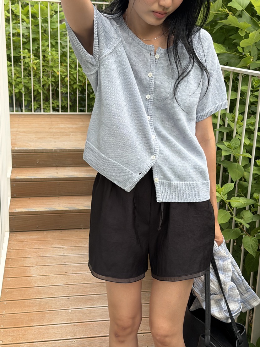 AMY GRACE-A韓國東大門直郵女裝新款推薦針織衫羊毛開襟AMY GRACE針織衫