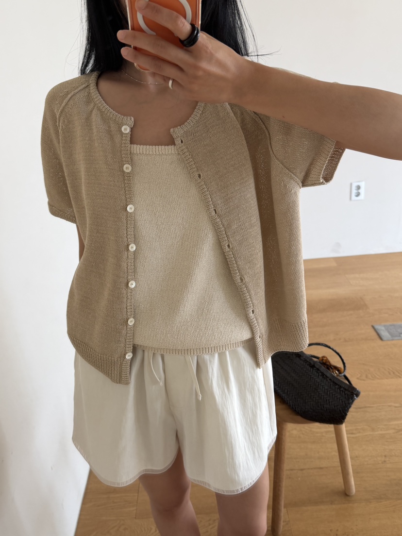 AMY GRACE-A韓國東大門直郵女裝新款推薦針織衫羊毛開襟AMY GRACE針織衫