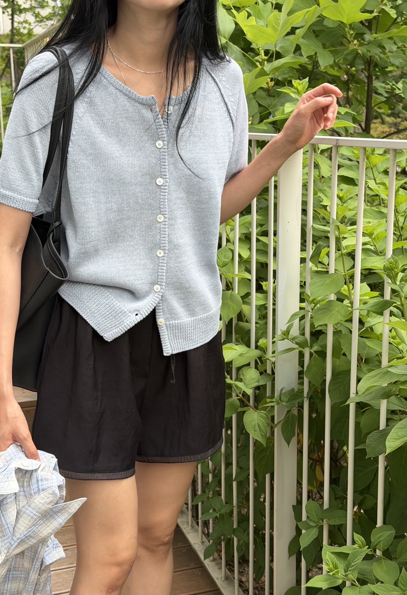 AMY GRACE-A韓國東大門直郵女裝新款推薦針織衫羊毛開襟AMY GRACE針織衫