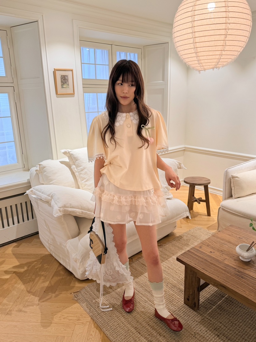 BOUTIQUE-L東大門實拍韓國女士新品人氣休閑熱賣26夏季短裙BOUTIQUE-L短裙