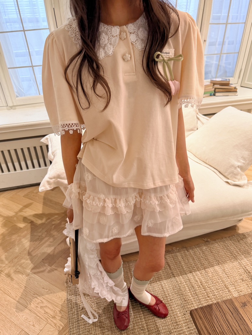 BOUTIQUE-L東大門實拍韓國女士新品人氣休閑熱賣26夏季短裙BOUTIQUE-L短裙