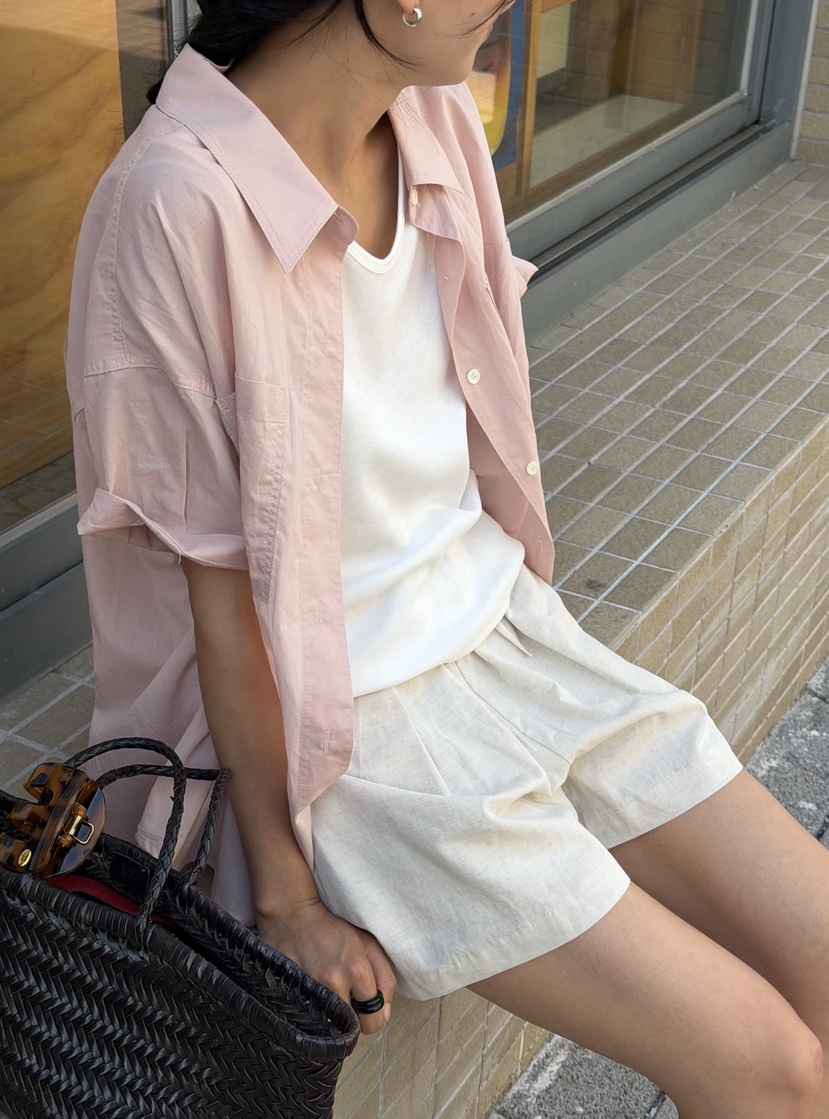 AMY GRACE-A韓國直郵女士新款休閑26夏季時尚襯衫蕾絲衫棉AMY GRACE襯衫/蕾絲衫