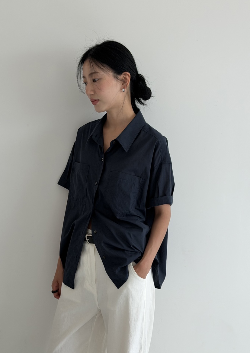 AMY GRACE-A韓國直郵女士新款休閑26夏季時尚襯衫蕾絲衫棉AMY GRACE襯衫/蕾絲衫
