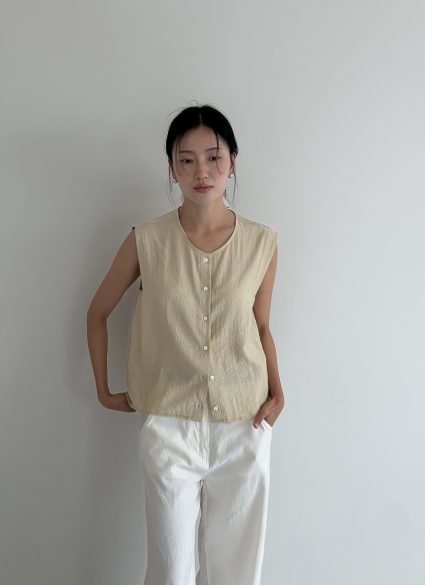 AMY GRACE-A韓國直郵女裝新款推薦時尚熱賣26夏季馬甲無袖AMY GRACE馬甲
