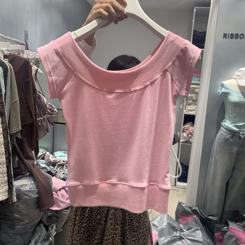 RIBBON韓國東大門代購女裝新品推薦人氣時尚26夏季熱賣T恤RIBBONT恤