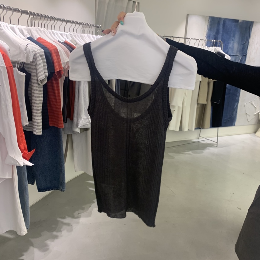 WIDA-P/RENEJ韓國直郵女士新品人氣時尚吊帶背心天絲無袖WIDA-P/RENEJ吊帶/背心