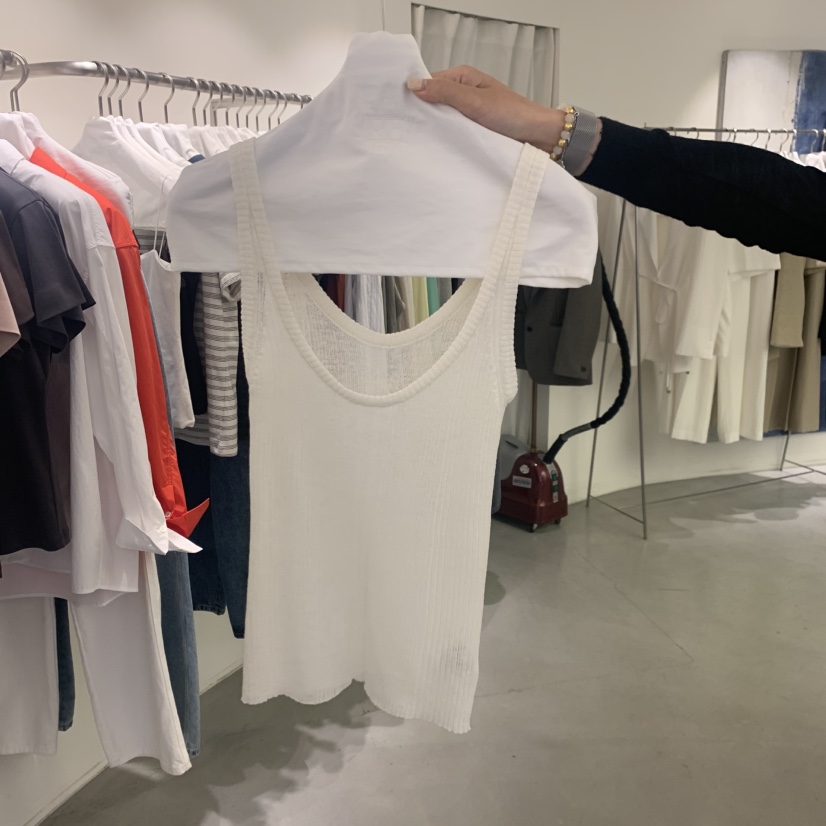 WIDA-P/RENEJ韓國直郵女士新品人氣時尚吊帶背心天絲無袖WIDA-P/RENEJ吊帶/背心圖色2
