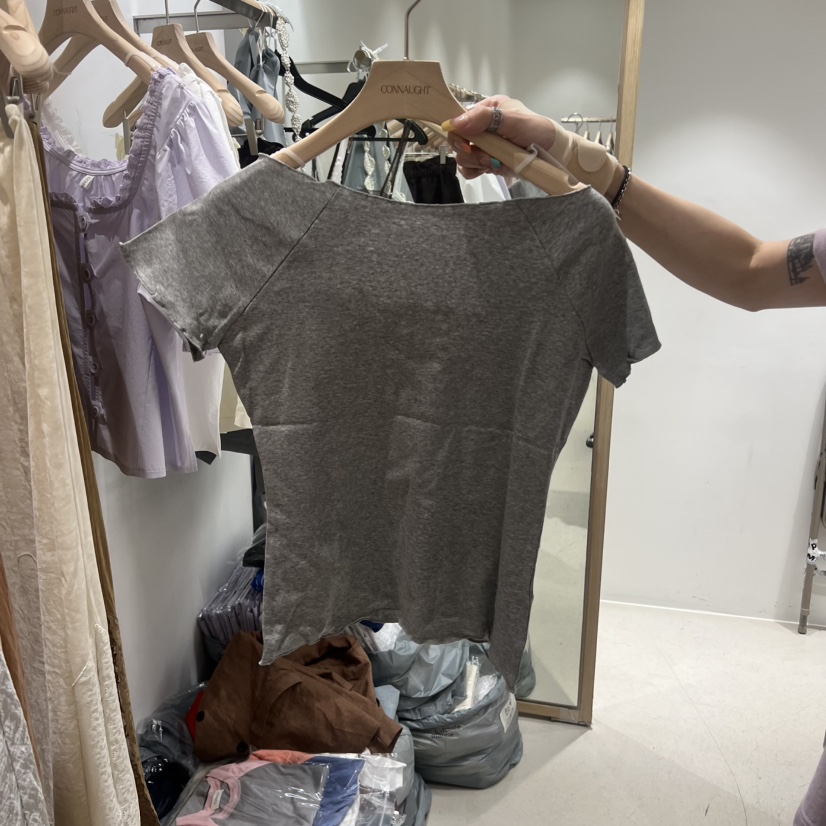 CONNAUGHT/DAILYJUD韓國直郵實拍女裝新品時尚熱賣26夏季T恤CONNAUGHT/DAILYJUDT恤圖色1