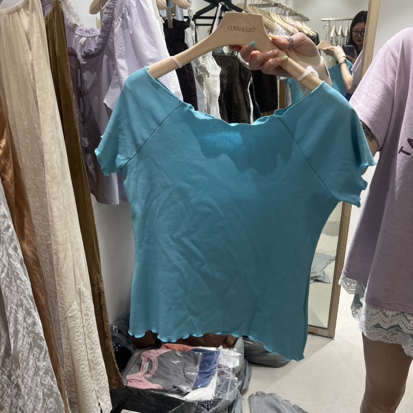 CONNAUGHT/DAILYJUD韓國直郵實拍女裝新品時尚熱賣26夏季T恤CONNAUGHT/DAILYJUDT恤圖色2