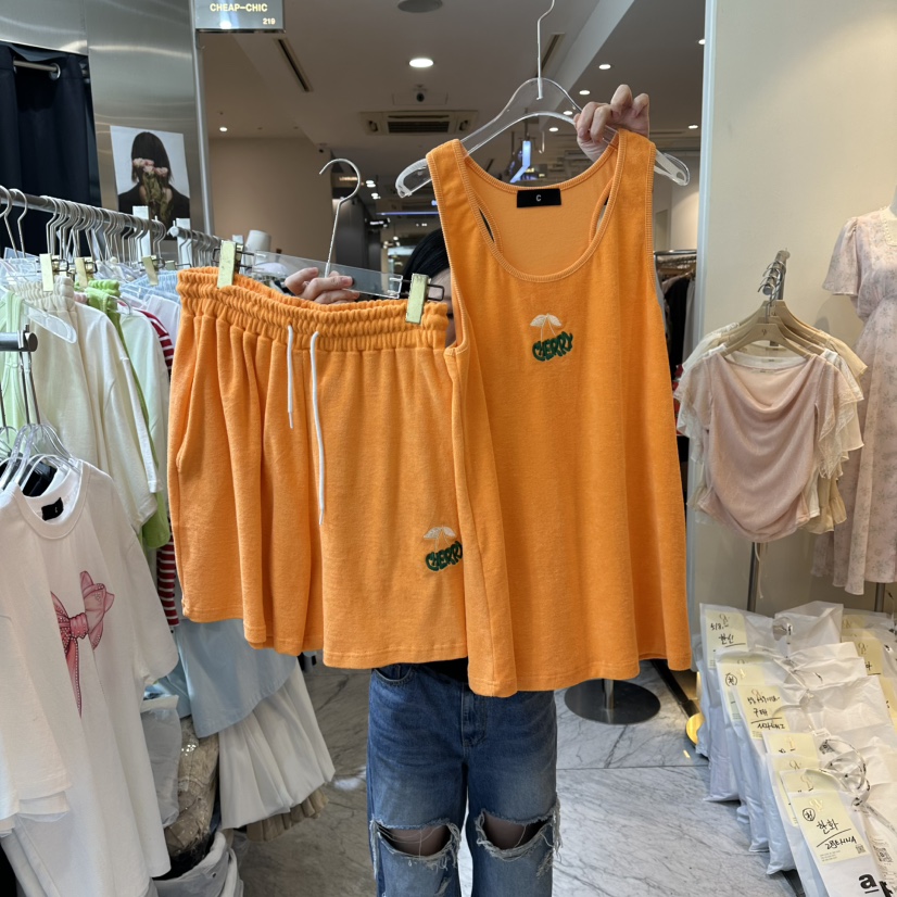 CHEAP-CHIC韓國代購女裝新品推薦休閑26夏季時尚套裝套裝CHEAP-CHIC/CHARLES THE SECOND套裝圖色1