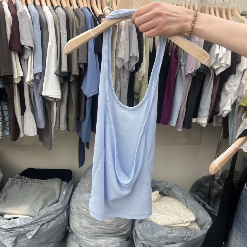 I MFACT韓國東大門直郵女裝新品時尚推薦吊帶背心露背無袖I MFACT吊帶/背心