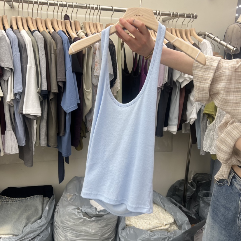 I MFACT韓國東大門直郵女裝新品時尚推薦吊帶背心露背無袖I MFACT吊帶/背心圖色3