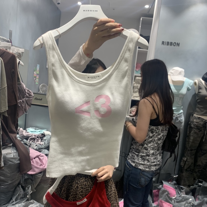 RIBBON韓國東大門直郵女裝新款熱賣推薦人氣吊帶背心無袖RIBBON吊帶/背心圖色2