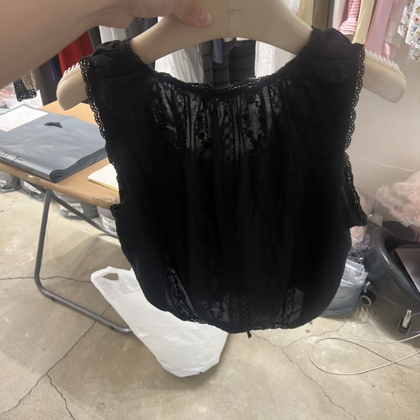 BPLAN韓國東大門直郵女裝新款人氣推薦熱賣26夏季吊帶背心刺繡BPLAN吊帶/背心