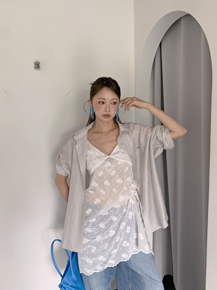 SLIT韓國直郵女裝新品推薦人氣時尚26夏季休閑熱賣連衣裙SLIT連衣裙