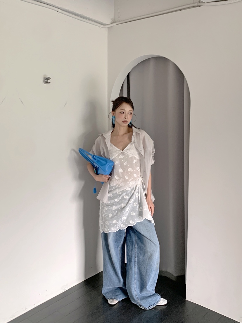 SLIT韓國直郵女裝新品推薦人氣時尚26夏季休閑熱賣連衣裙SLIT連衣裙