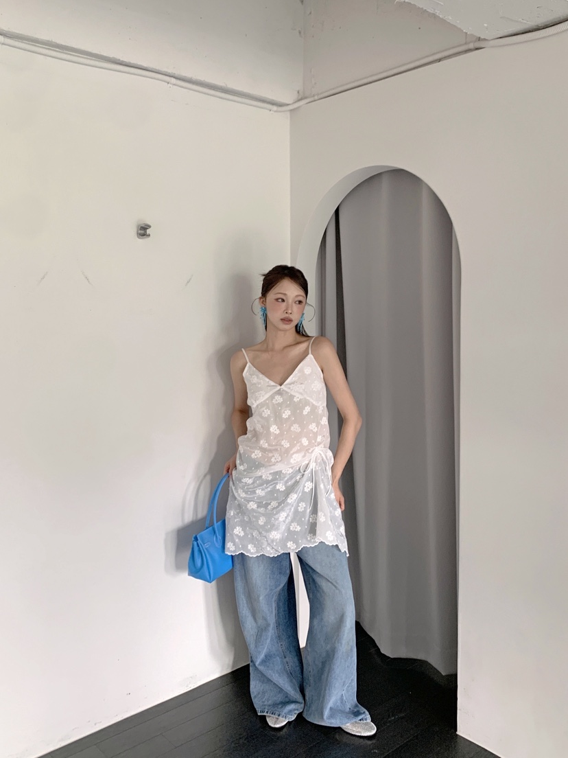 SLIT韓國直郵女裝新品推薦人氣時尚26夏季休閑熱賣連衣裙SLIT連衣裙圖色1