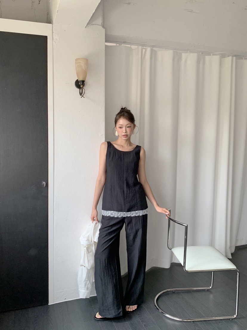 SLIT韓國直郵女裝新款26夏季推薦時尚人氣熱賣休閑休閑褲SLIT休閑褲