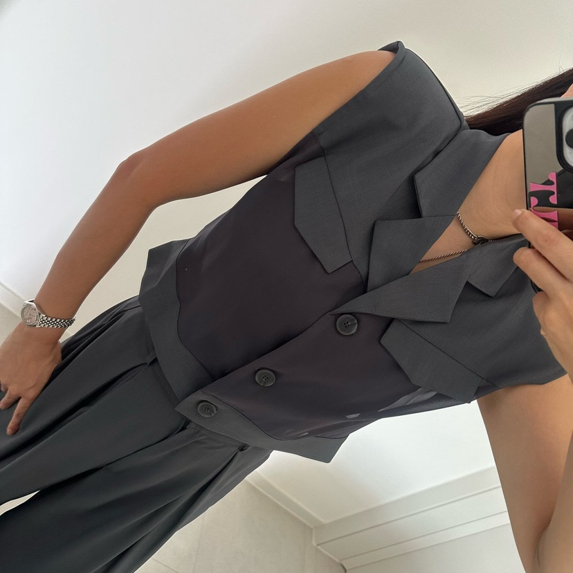 SOUIT韓國東大門直郵女裝新品休閑推薦26夏季人氣時尚馬甲SOUIT by mabel-L馬甲