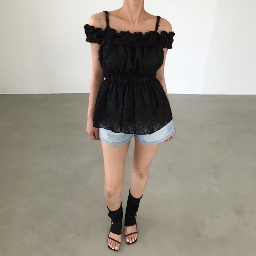 2TWO MOON東大門實拍韓國女士新品推薦26夏季襯衫蕾絲衫2TWO MOON襯衫/蕾絲衫