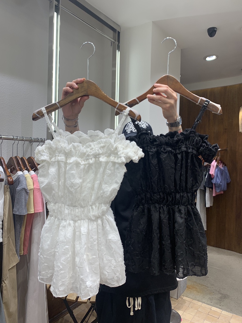 2TWO MOON東大門實拍韓國女士新品推薦26夏季襯衫蕾絲衫2TWO MOON襯衫/蕾絲衫