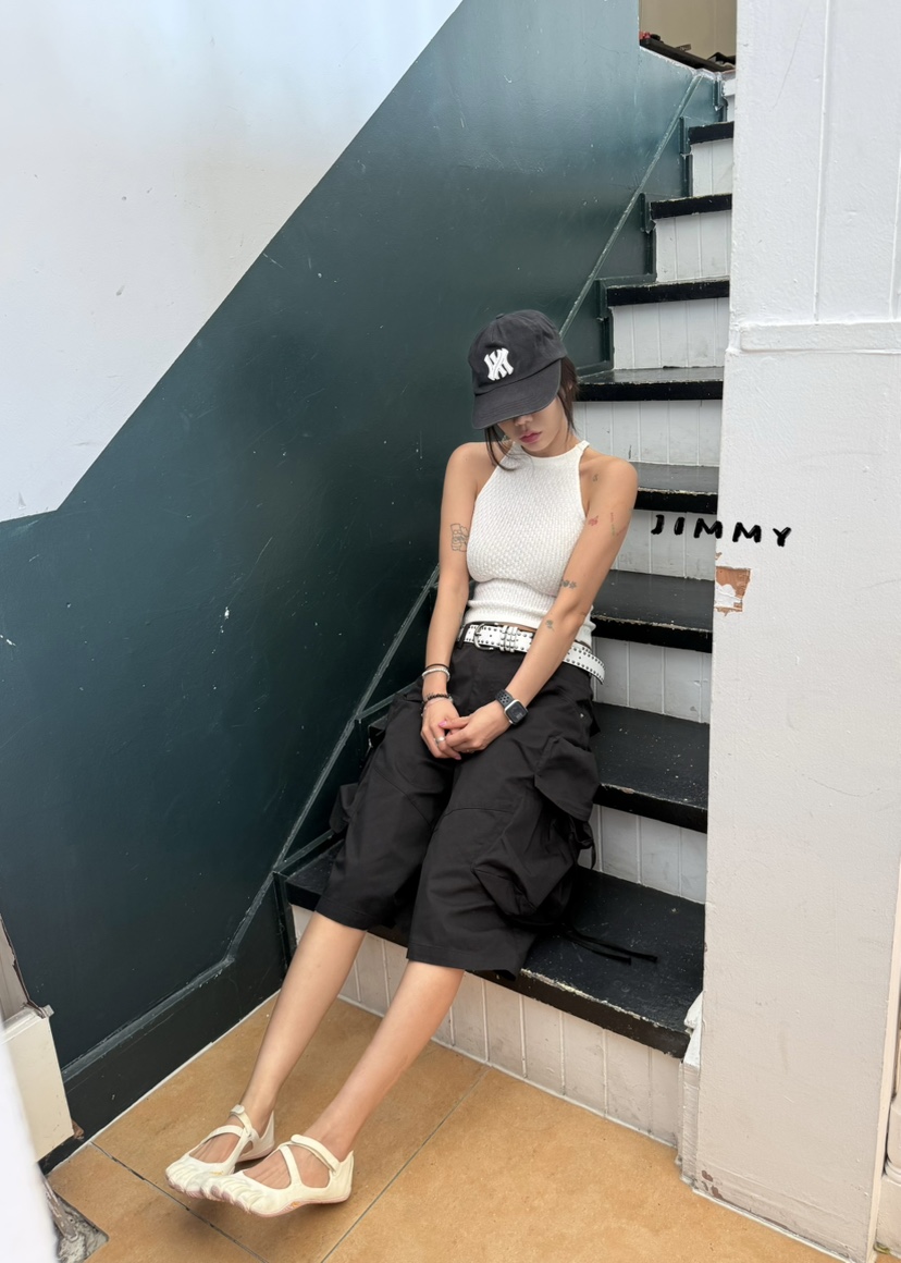 JIMMY韓國東大門直郵女士新款26夏季人氣時尚推薦吊帶背心JIMMY/REMAKE吊帶/背心