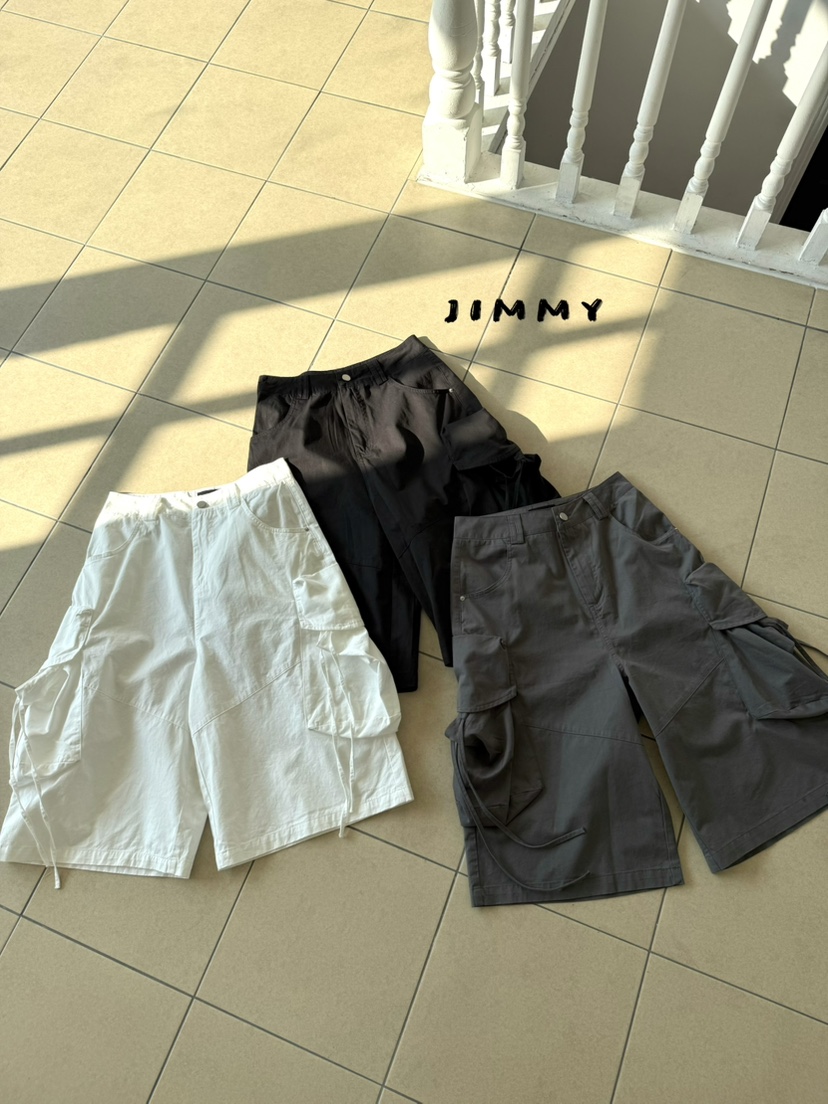 JIMMY韓國東大門代購女裝新款推薦26夏季休閑熱賣短褲工裝褲JIMMY/REMAKE短褲