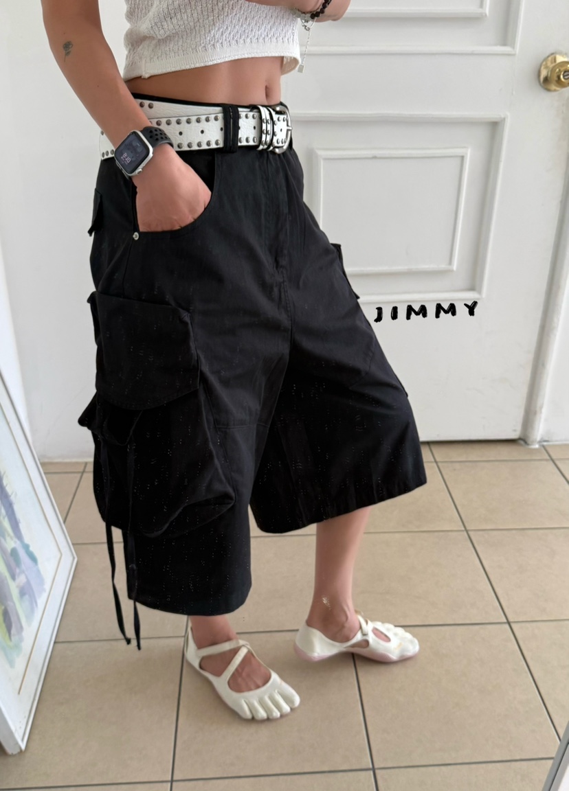 JIMMY韓國東大門代購女裝新款推薦26夏季休閑熱賣短褲工裝褲JIMMY/REMAKE短褲