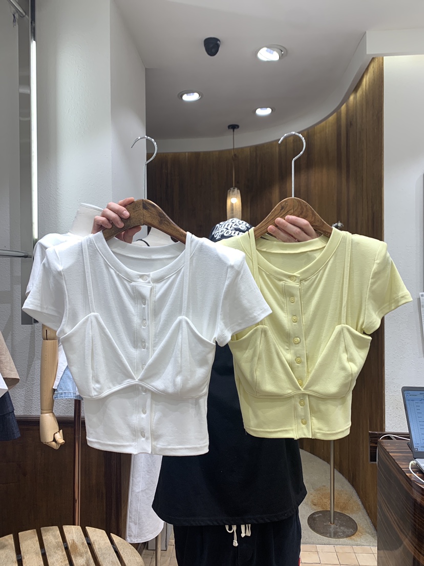2TWO MOON韓國東大門代購女裝新品26夏季休閑時尚人氣T恤2TWO MOONT恤