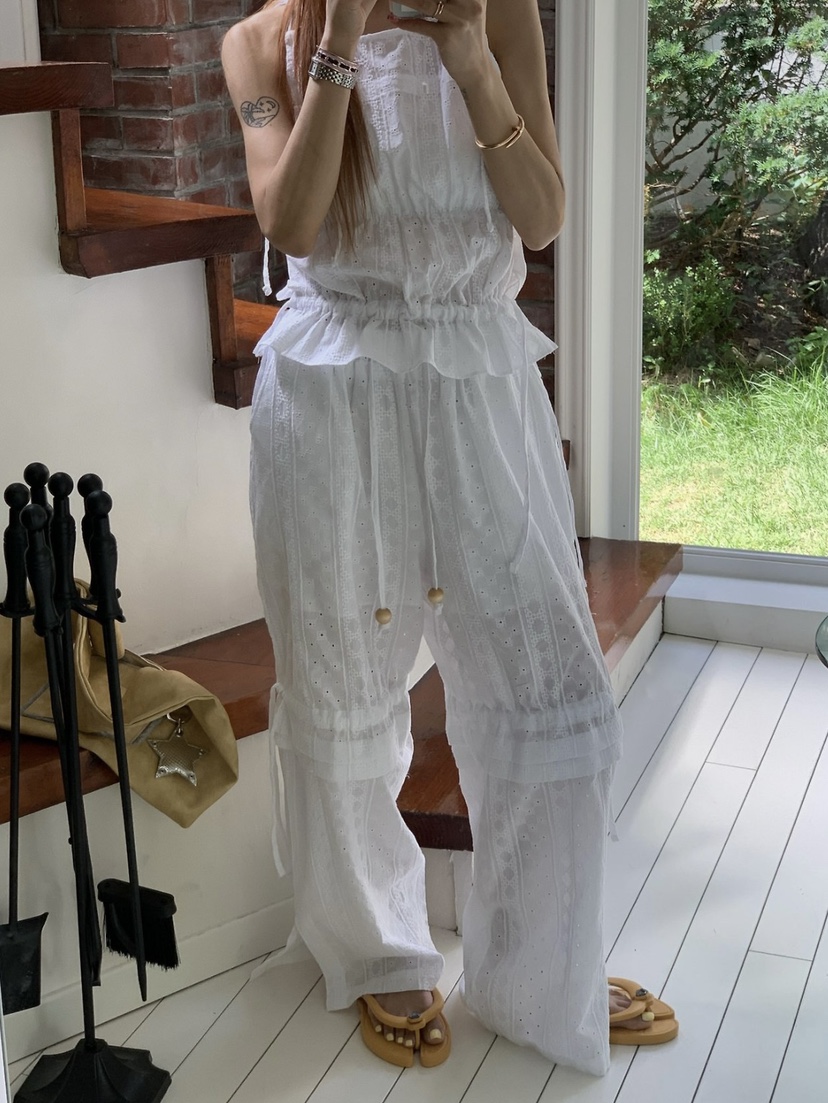 ZEROZERO韓國直郵實拍女裝新款熱賣推薦休閑時尚休閑褲褶裥ZEROZERO休閑褲圖色1