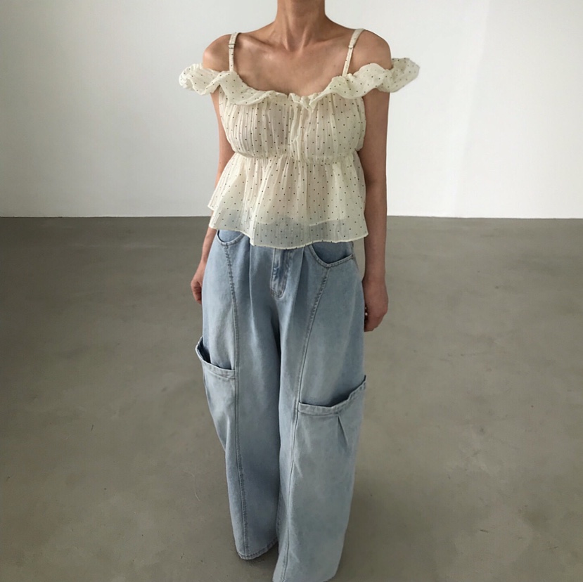 2TWO MOON韓國直郵實拍女裝新品休閑時尚26夏季襯衫蕾絲衫2TWO MOON襯衫/蕾絲衫