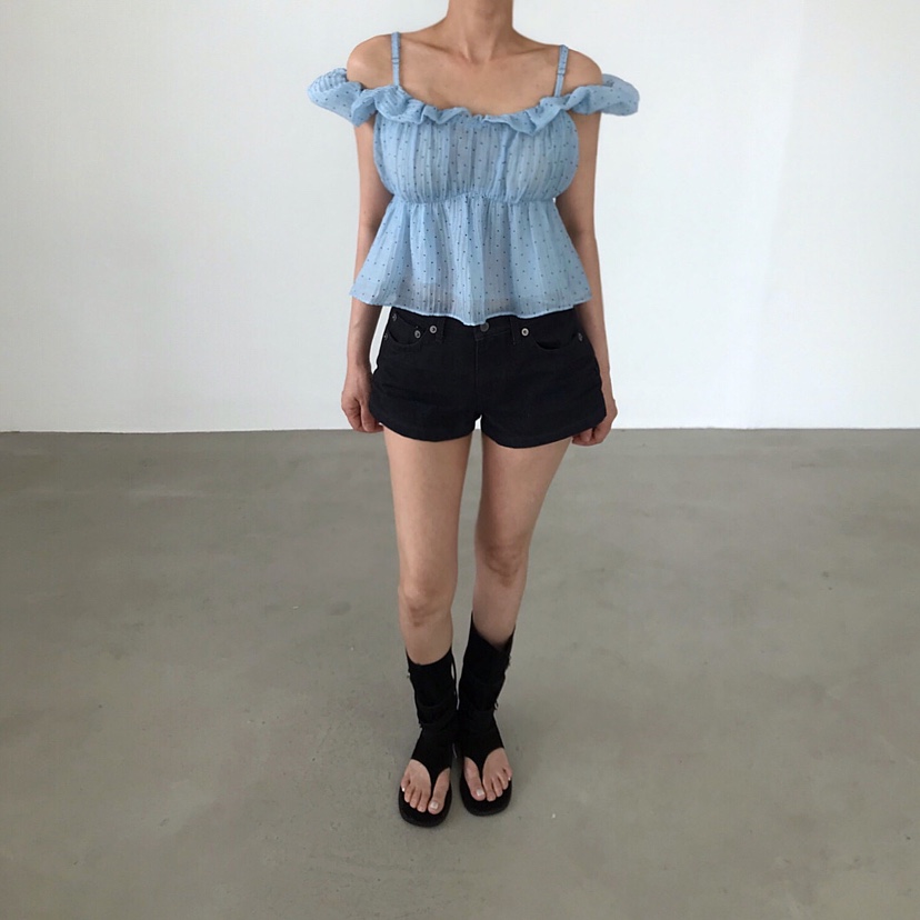 2TWO MOON韓國直郵實拍女裝新品休閑時尚26夏季襯衫蕾絲衫2TWO MOON襯衫/蕾絲衫