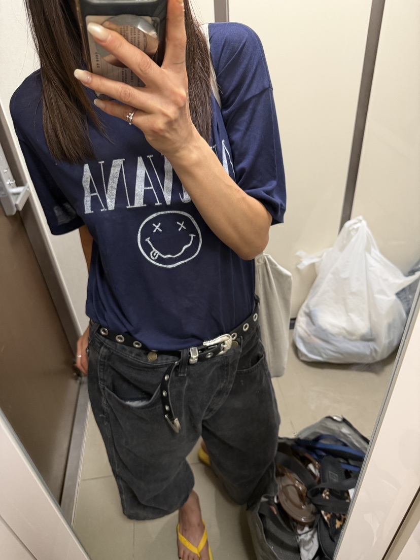 FRANC—L韓國直郵實拍女裝新品26夏季熱賣休閑人氣T恤透明FRANCT恤圖色2